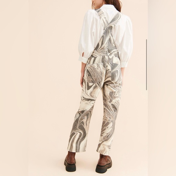 Free People Ziggy Printed Overalls - Picture 2 of 7